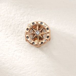 *Compass Charm* Retired KEEP COLLECTIVE Rose Gold